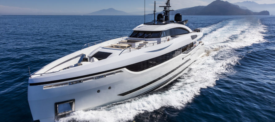 Columbus Yachts displays 40M Sport Hybrid M/Y Divine at Monaco Yacht show