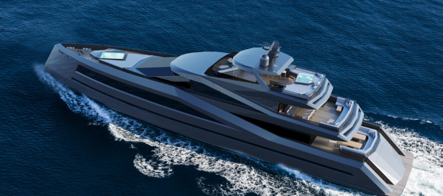 Daroca Design and SP.9 collaborate on new 164ft superyacht