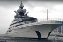 Is superyacht Nord on a sales tour?